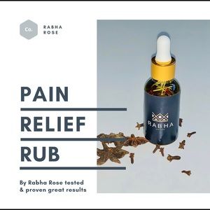 Pain relief rub oil